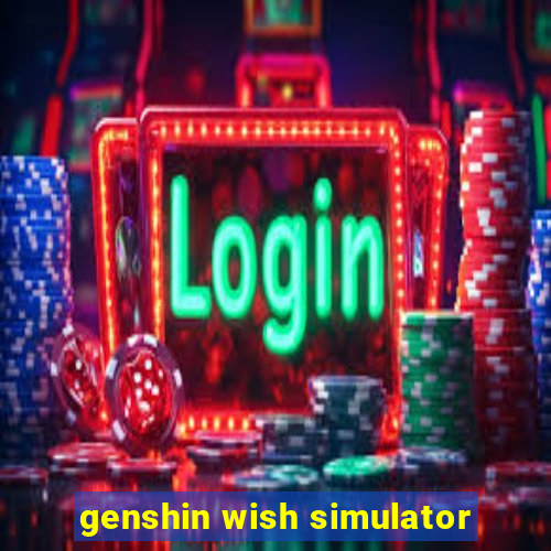 genshin wish simulator